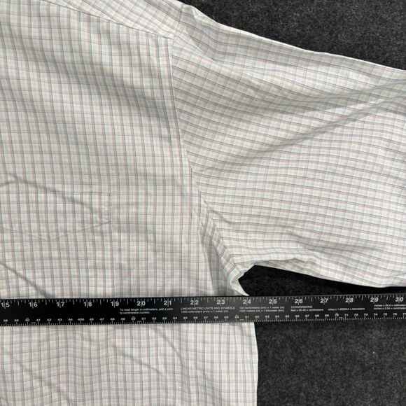 L.L.Bean Pinpoint Shirt Men's 17-33 White Wrinkle Resistant Traditional Fit - Picture 6 of 8